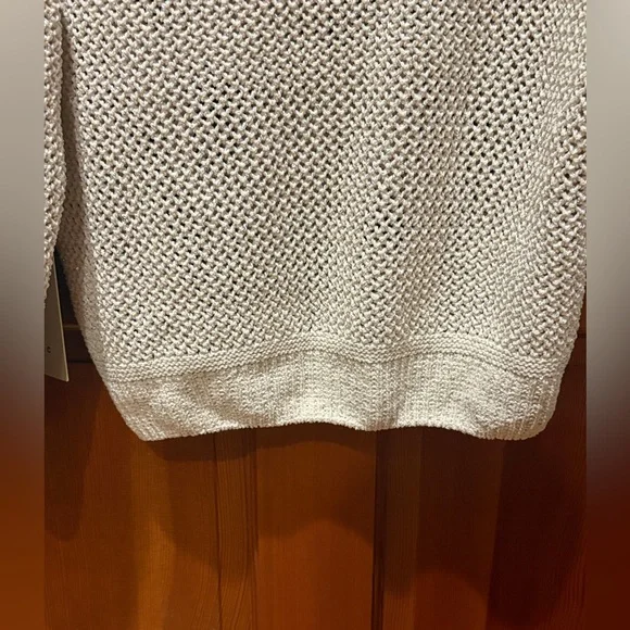 Joie Lace Up Open Stitch Pullover Sweater with Sequins - NWT - Picture 9 of 14